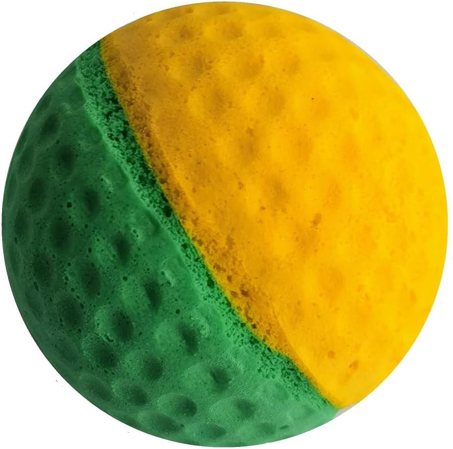 Cat Foam Ball Cat Sponge Ball Toy Cat Soccer Ball Toy (Mini, Two Color Pet Ball)